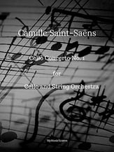 Saint-Saens Cello Concerto No 1 for Cello and String Orchestra Orchestra sheet music cover